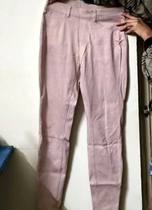 Pink Stretch Skinny Jeggings