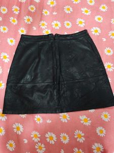 Leather Mini Skirt