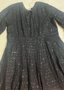 Elegant Black Ethnic Gown