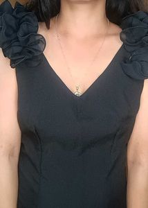 Imported Black Mini Dress