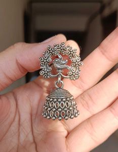 Oxidised Jhumka