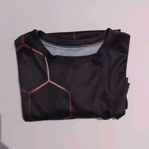 Geometric Hexagon Pattern T-Shirt