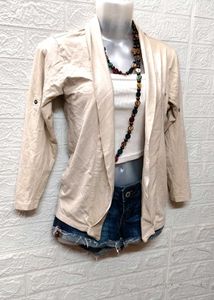 Tops &amp; Dresses For Rs.99 Only/ Cream Cardigan