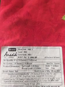 Red Sarees