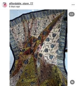 Elegant Printed New Saree with unstitched blouse