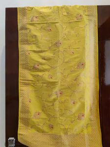 Silk Dupatta Yellow And Pink Combo