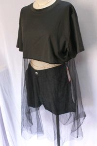 Urbanic Black T-shirt Dress