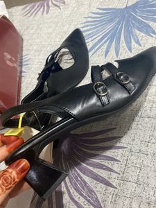 Planet Walk Black Heels