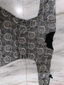 Elegant Floral Print Dress