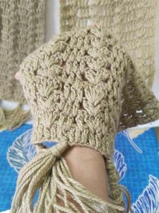 Crochet Knit Scarf