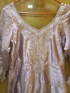 Silk Embroidery Kurti