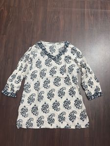 Floral Print Kurta
