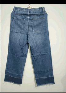 Wide Leg Cropped Jeans