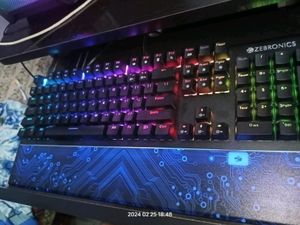 New Zebronics Mechanical RGB Led Keyboard