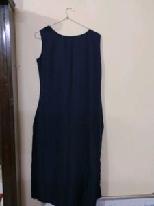 Sleeveless Blue Kurta