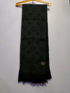 Louis Vuitton Designer Black Scarf