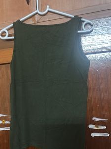 Olive Green Tank Top