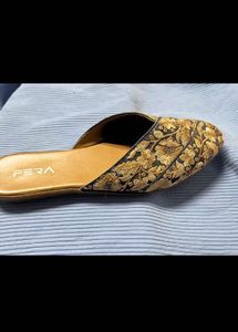 Floral Embroidered Flats