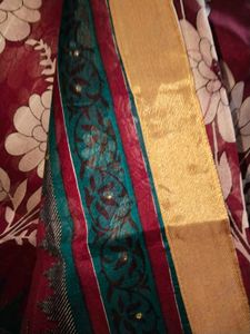Floral Maroon Fabric