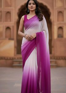 Elegant Ombre Saree