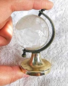 Vintage Crystal Globe Miniature