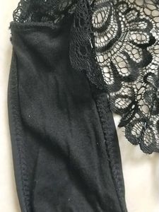 XL Black Lace Trim 🩲 (flame)