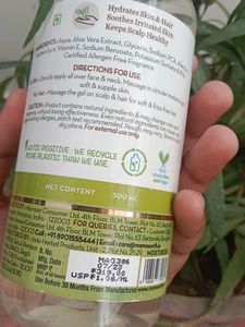 Mamaearth Alovera Gel For Skin And Hair