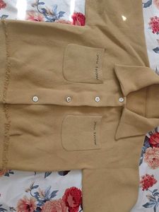 Tan Cropped Jacket
