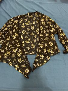 Floral Print Shrug