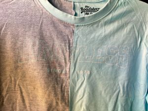 Two-Tone Cropped T-Shirt