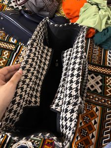 Houndstooth Tote Bag