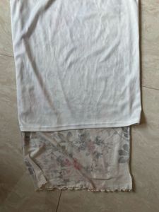 Floral Bodycon Dress( With Free Pendant )