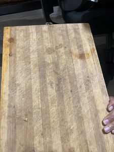 Wooden Chopper Board+ 9 Beautiful Clips