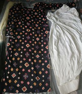 Full Suit Kurti  White  Salwar +duppta