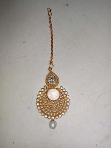 Gold &amp; Silver Stones Beautiful Neckpiece For Women