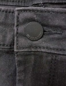 Black Straight Leg Jeans