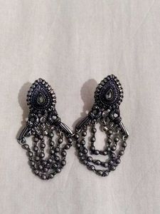 Ethnic Silver Earrings