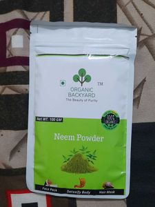 Organic Turmeric And Neem Powder For Face Mask