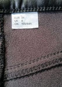 Black Faux Leather Pants