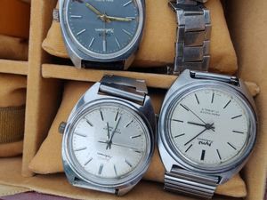 Vintage HMT Kohinoor Mechanical Watch Bluish Dial