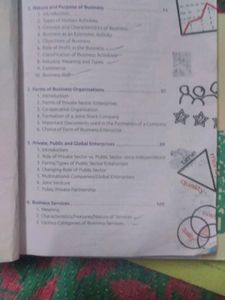 Class 11 Book Set Cbse Economics Business Studies
