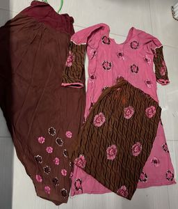 🤎🩷Floral Salwar Suit🤎🩷