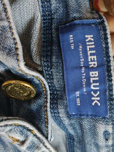 "Killer"Acid Wash Denim Jeans for men