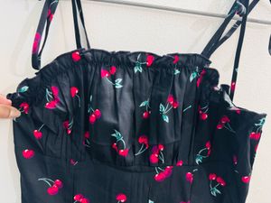 Cherry Print Mini Dress