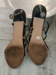 Strappy Black Heels size-38