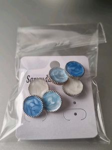 Enamel Flower Earrings
