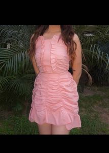 Peach Mini Co Ord Set