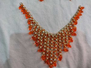Orange Jewelry Set