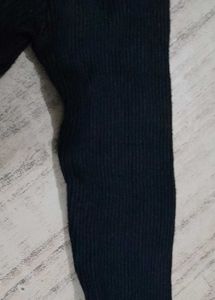 Stylish Black Mock Neck Top (free delivery)