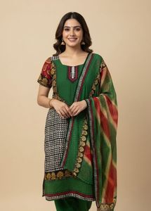 Ethnic Green Kurta set